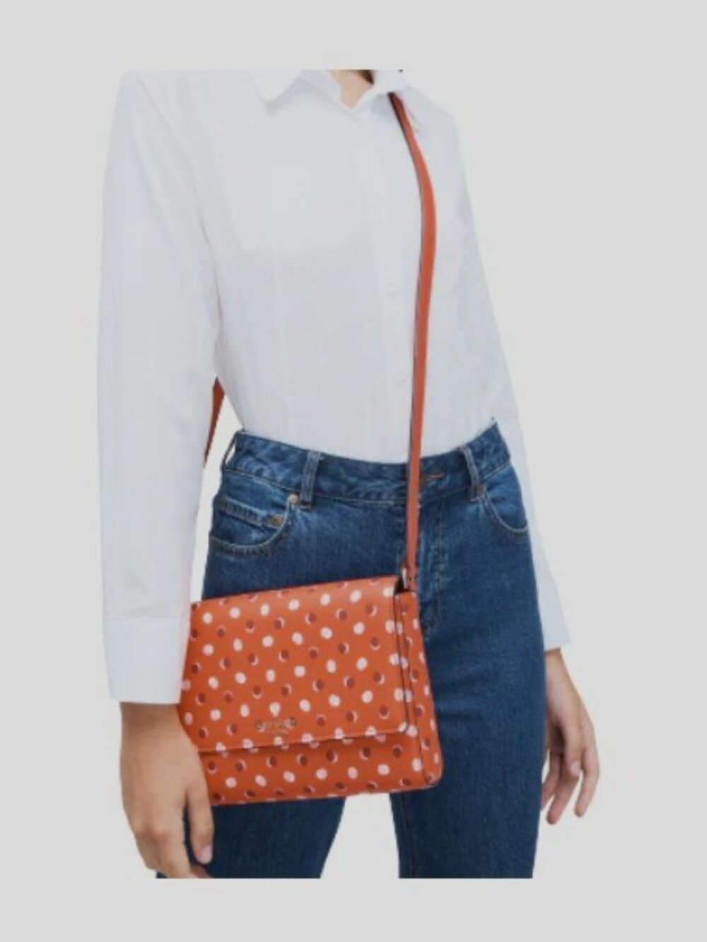 Kate Spade New York - Fiesta Dot - Digital Red Spring Crossbody NWOT - Picture 4 of 4